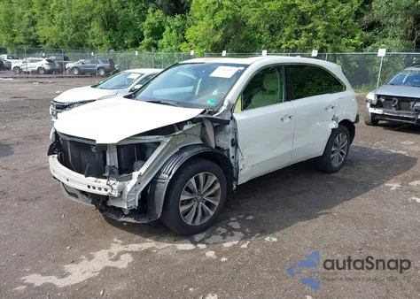 2014 Acura Mdx Tech Pkg z USA, uszkodzony, nr VIN 5FRYD4H40EB045338